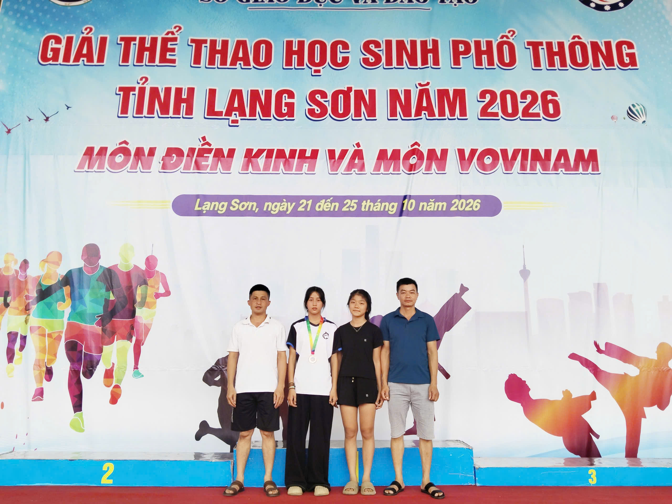Giải Thể thao học sinh phổ thông tỉnh Lạng Sơn năm 2026" (diễn ra từ ngày 21 đến 25 tháng 10 năm 2026)